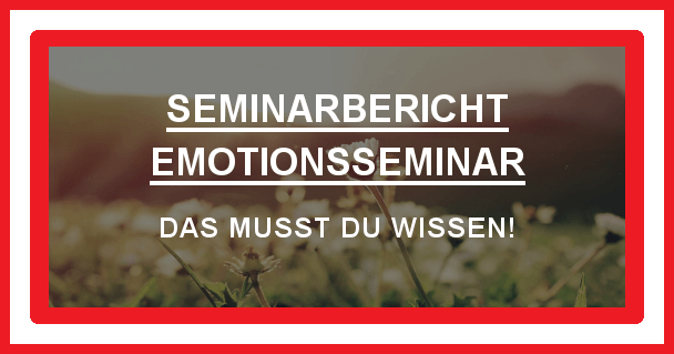 Emotions Seminar